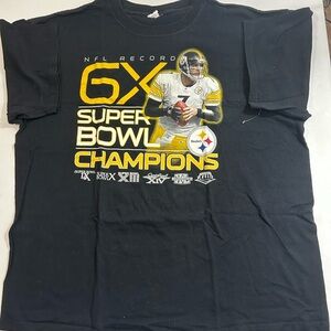 Pittsburgh Steeler Super Bowl Champions x6 short sleeveTee